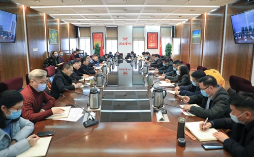 集團黨委（公司）辦公室系統召開年度總結會議，王大真出席并講話(圖1)