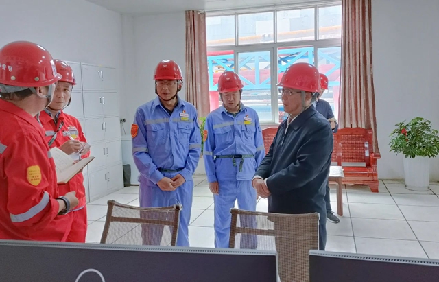 王大真到松滋肥業(yè)、楚星公司和股份公司現(xiàn)場檢查安全生產(chǎn)工作(圖3)