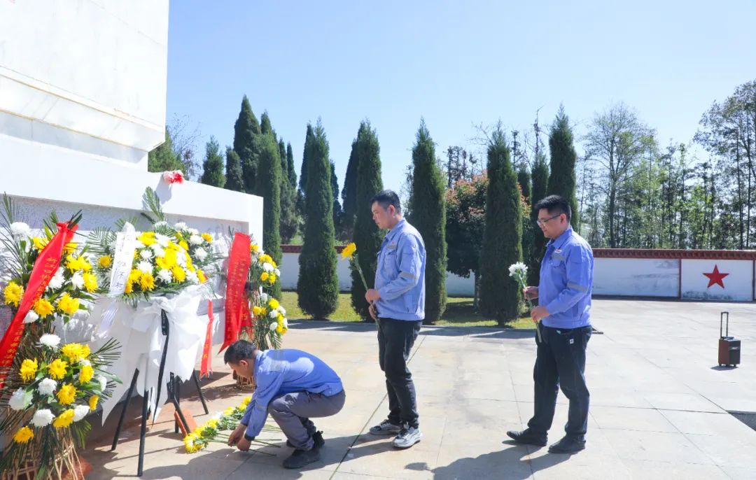 傳承紅色基因賡續紅色血脈！松滋肥業開展清明祭英烈主題黨日活動(圖4)